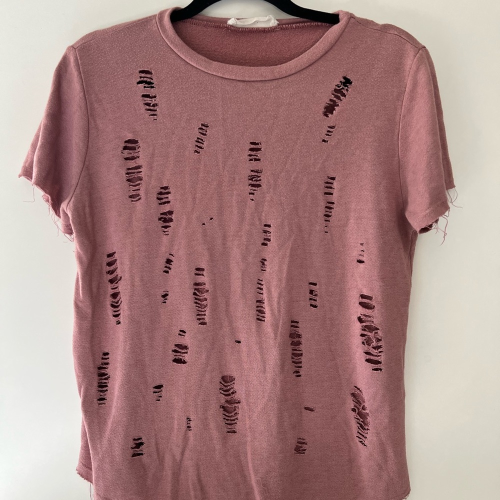 Women’s Ripped Shirt In Size Small - Picture 2 of 10